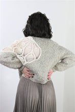 Load image into Gallery viewer, Chunky Knit and Lace Sweater
